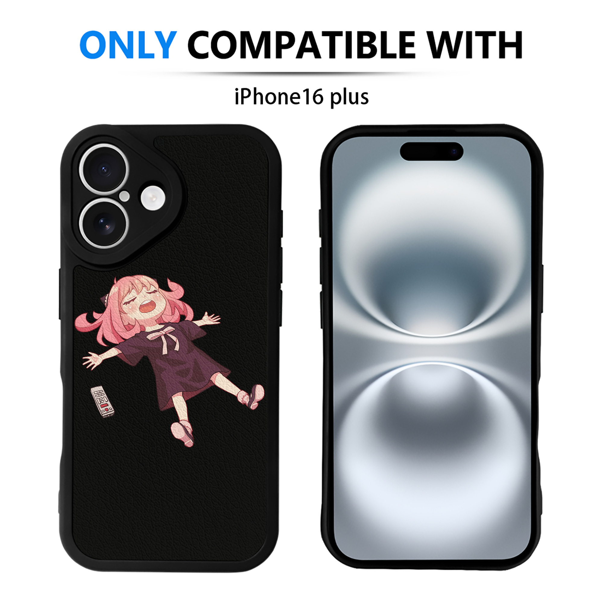 （画像用） SPY×FAMILY间谍家家酒 【iPhone 16シリーズ対応】シリコンスマホケース（レザー調） 材質：シリコン